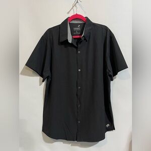 TRUNKS SURF & SWIM CO. Granite Grey Button Down Shirt Size Large